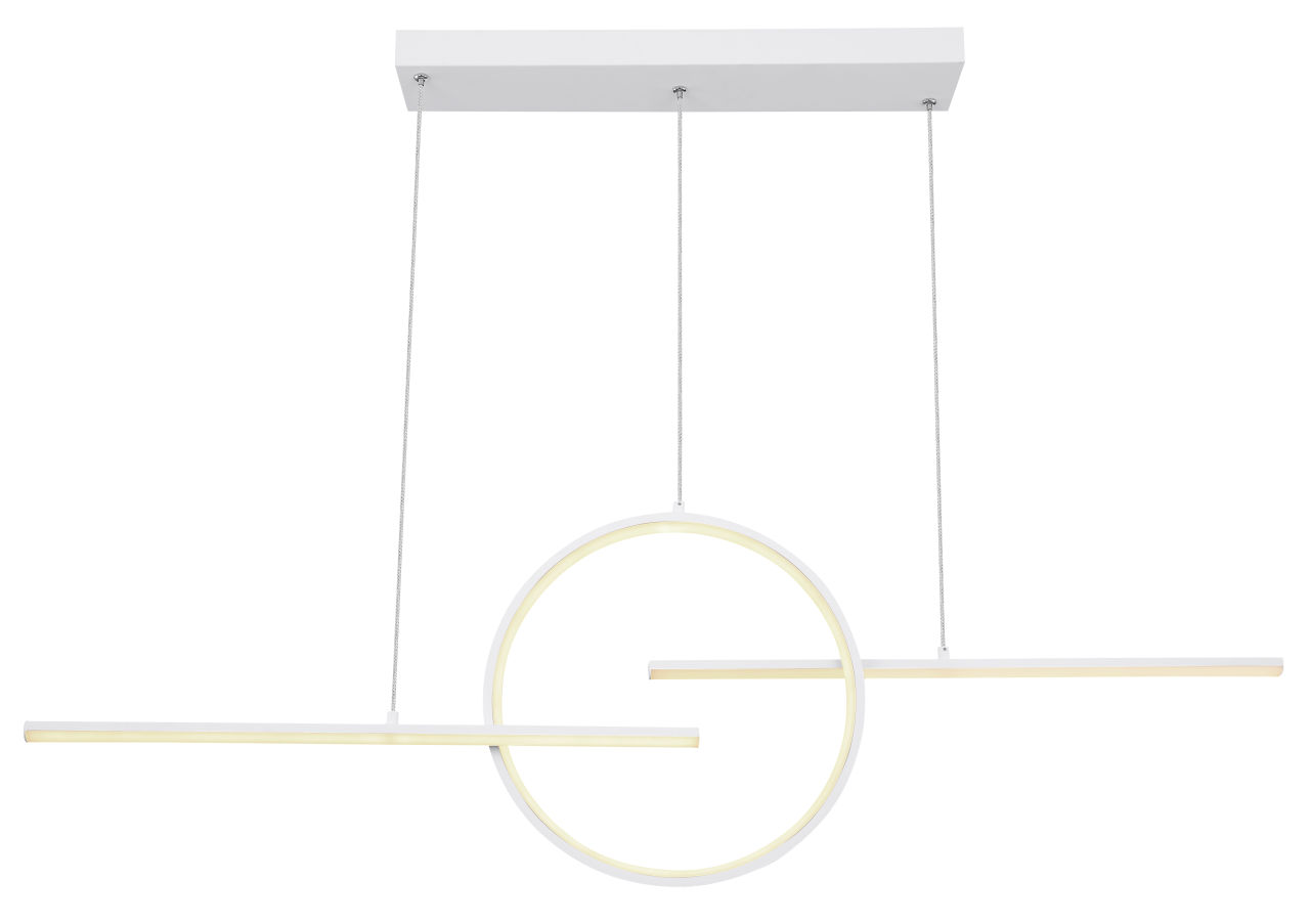 Globo Lighting - BARRAL - Hängeleuchte Metall weiß, LED