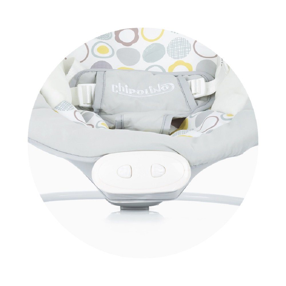 Chipolino Babywippe Babywippe Siesta, Musikfunktion und Vibration, Lautstärke einstellbar