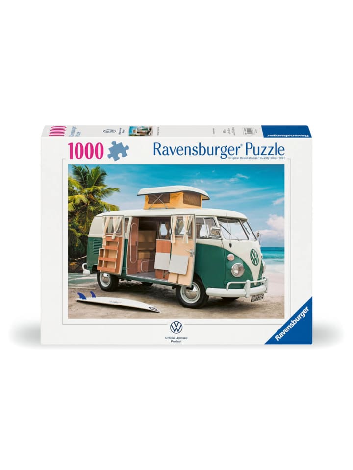 Ravensburger Puzzle Volkswagen T1 Camper Van, 1000 Teile, ab 14 Jahre günstig kaufen onesize