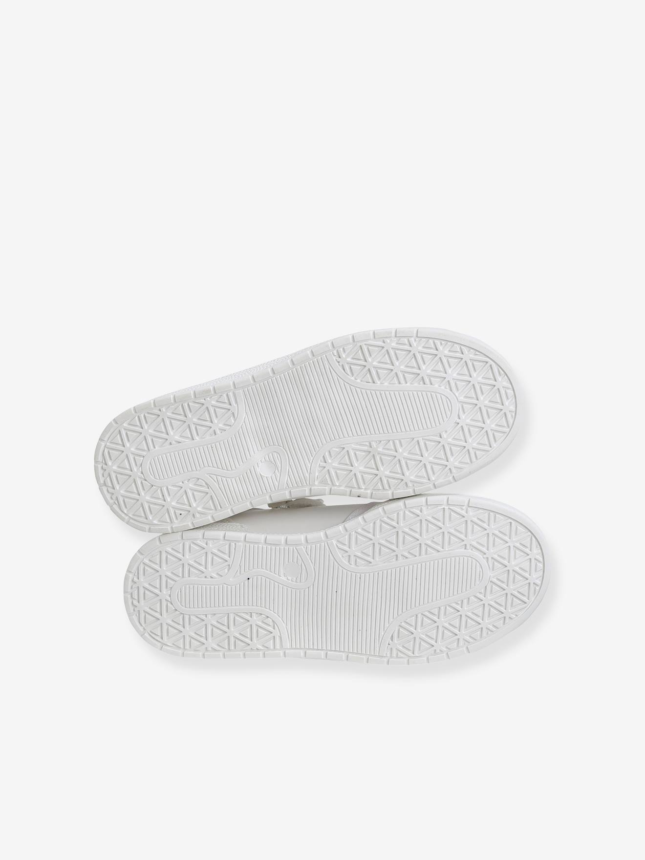 Vertbaudet Mädchen Sneakers, Reißverschluss und Schnürung - weiß