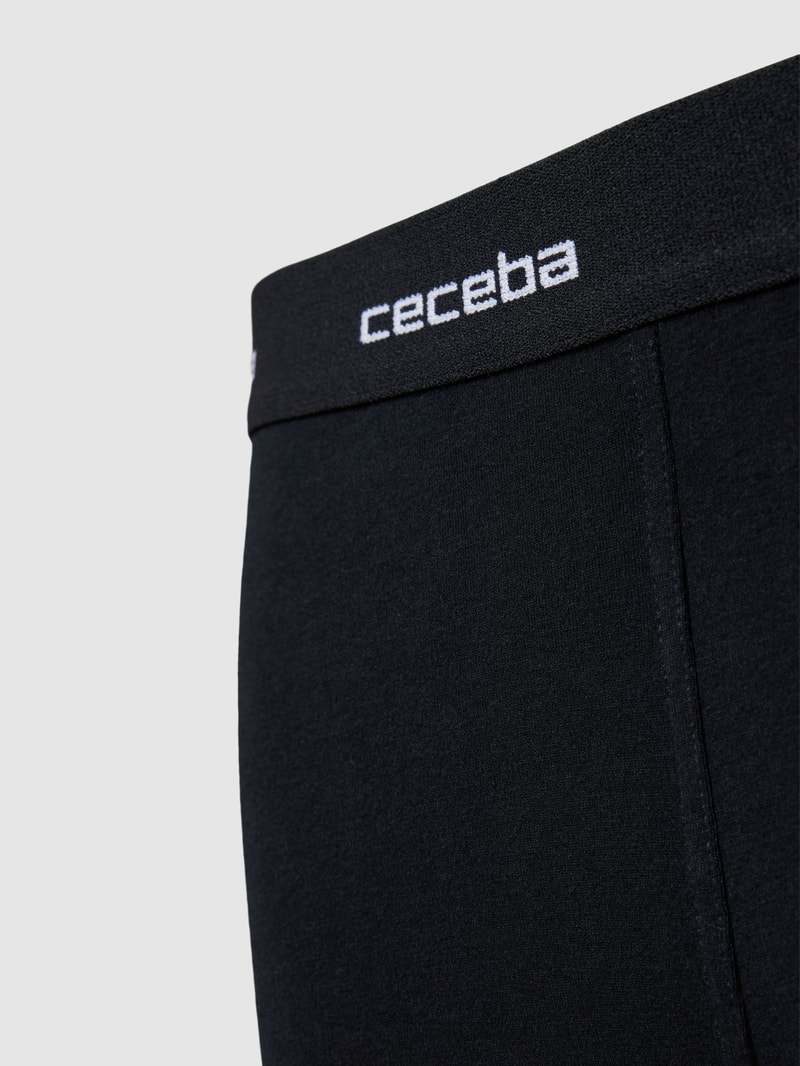 PLUS SIZE Trunks im 2er-Pack mit elastischem Bund Modell 'MONZA' in schwarz