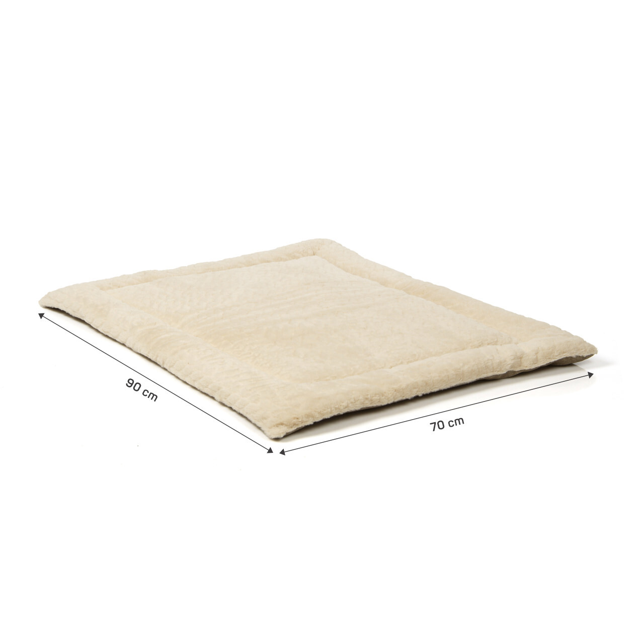 Wallace & Jones Hundebetten Wallace & Jones gepolsterte Wendedecke Bristol beige L