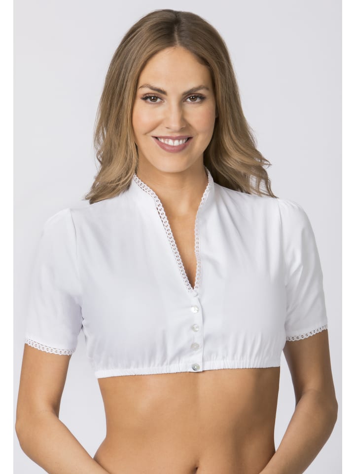 Stockerpoint Stockerpoint Dirndlbluse Dorette in weiss günstig kaufen