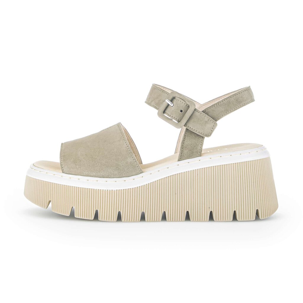 Gabor fashion Keilsandalette grün
