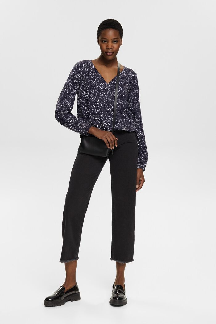 Bluse mit Muster, LENZING™ ECOVERO™