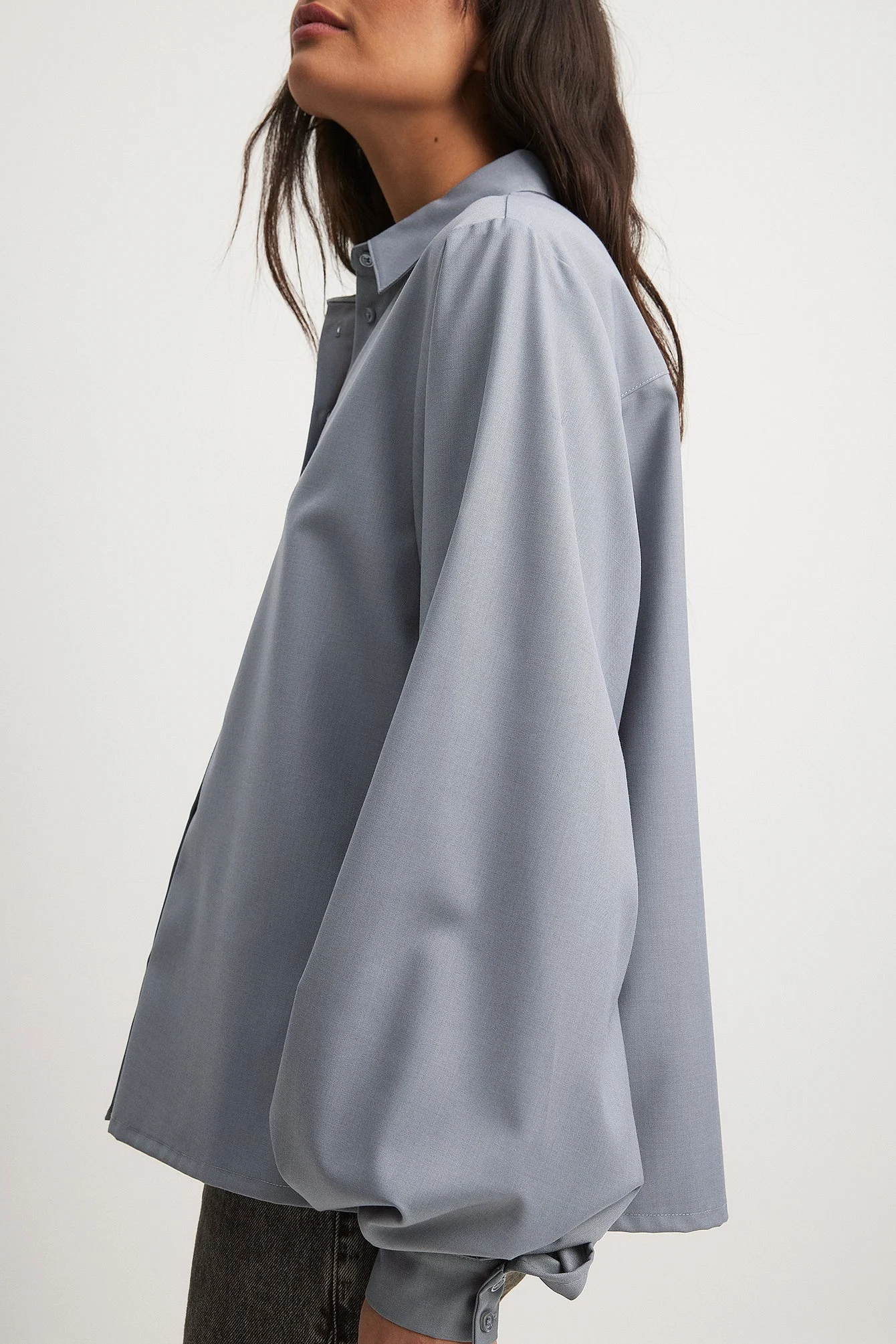 Bluse mit weiten Ärmeln