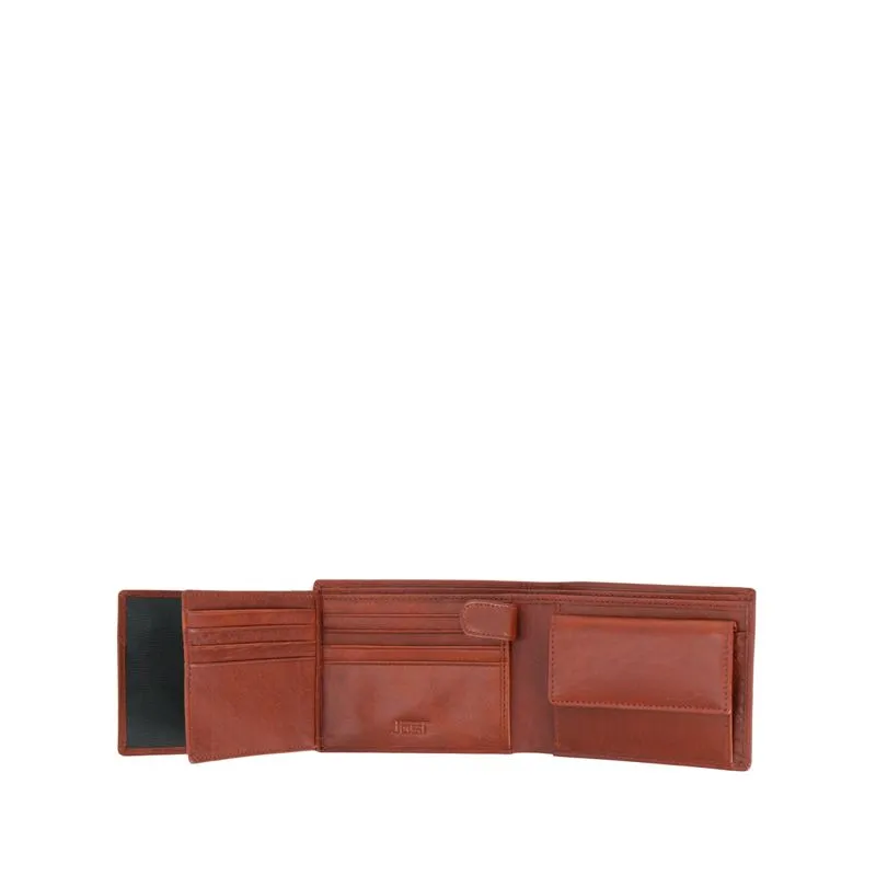 Jost MALMÖ Portemonnaie Querformat - cognac