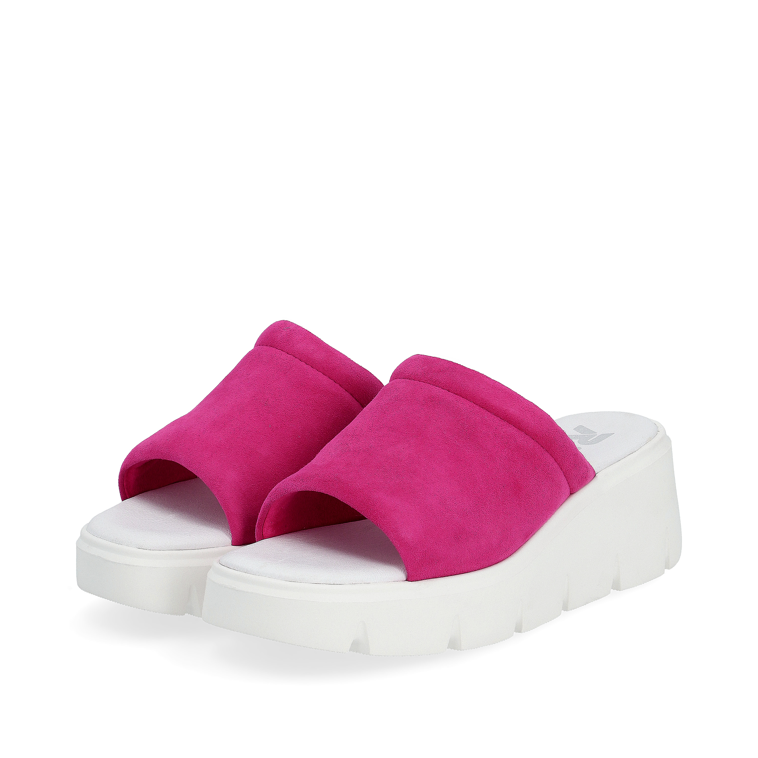 Rieker Damen Pantoletten fuchsia