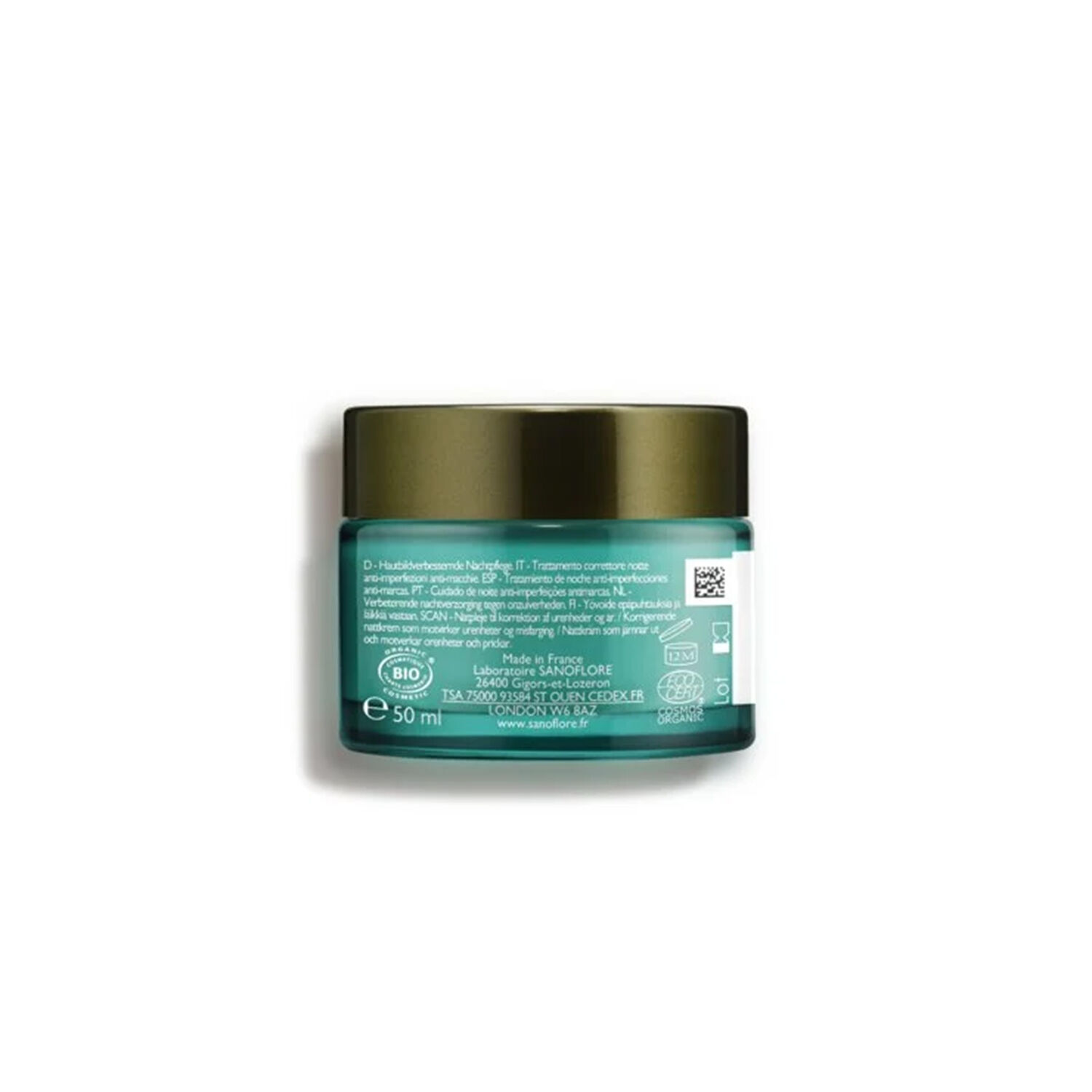 Sanoflore Crème de Nuit Magnifica Soin Perfecteur de Peau 50 ml