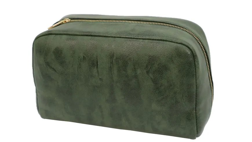 Kulturtasche dunkelgrün