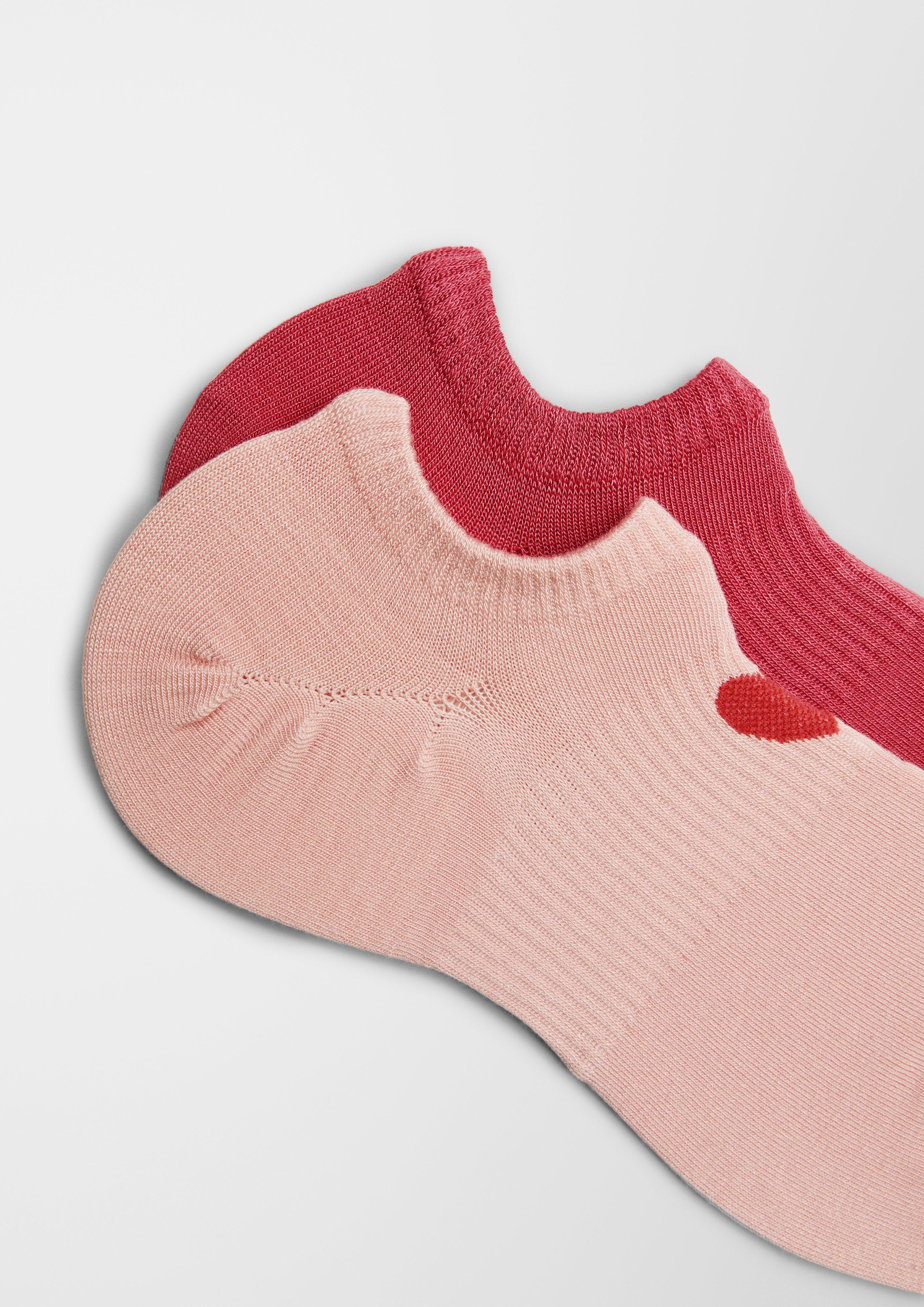 Doppelpack Sneakersocken mit Stickerei  6007866-4200