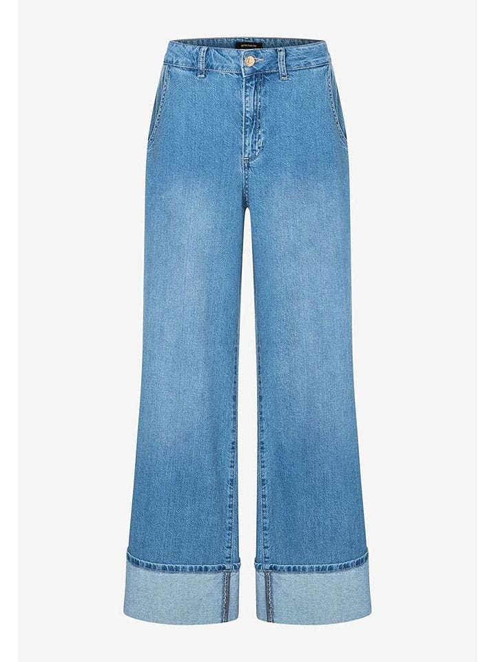 More & More Jeans - Comfort fit - in Blau günstig kaufen