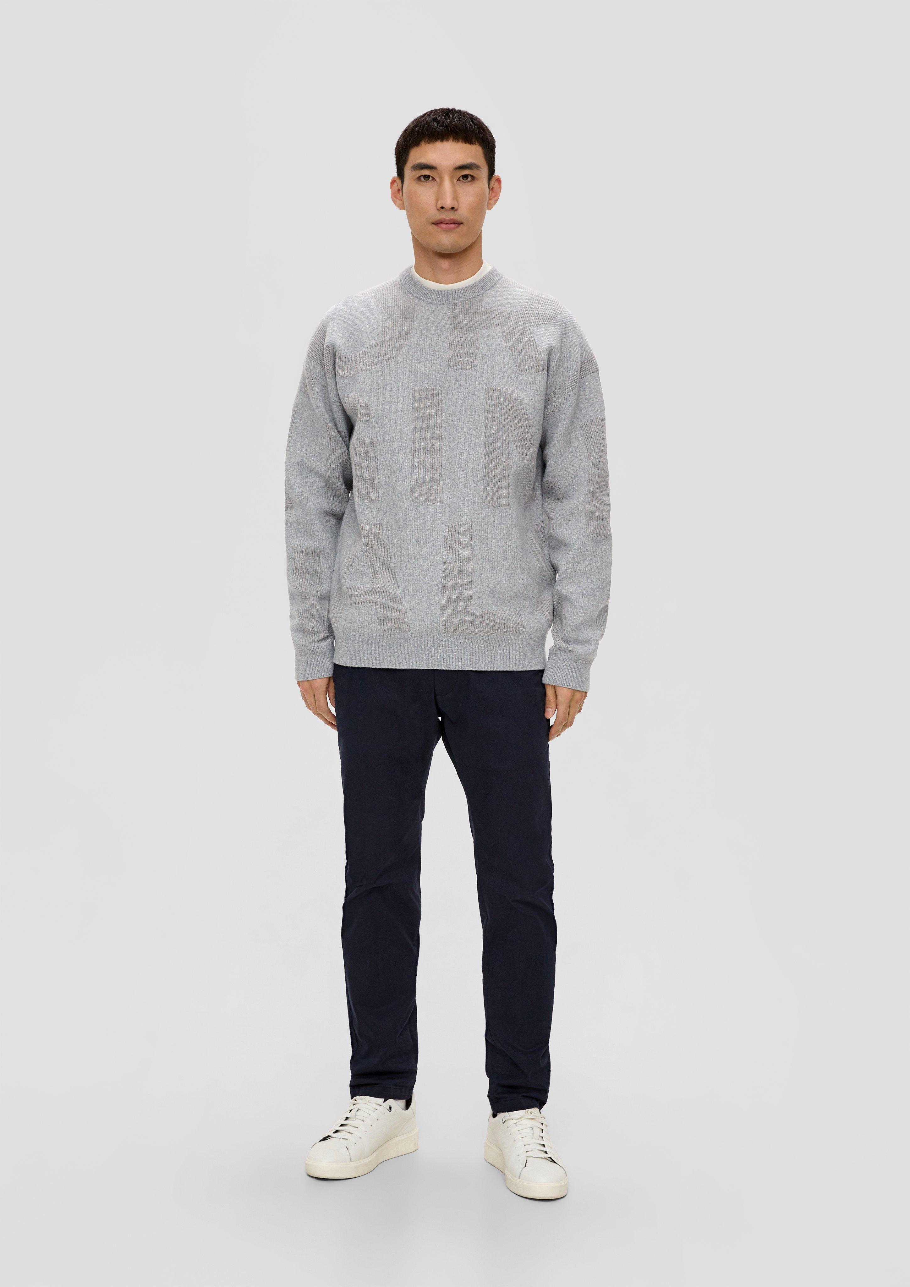 Strickpullover mit Intarsienmuster  2138810-90F3