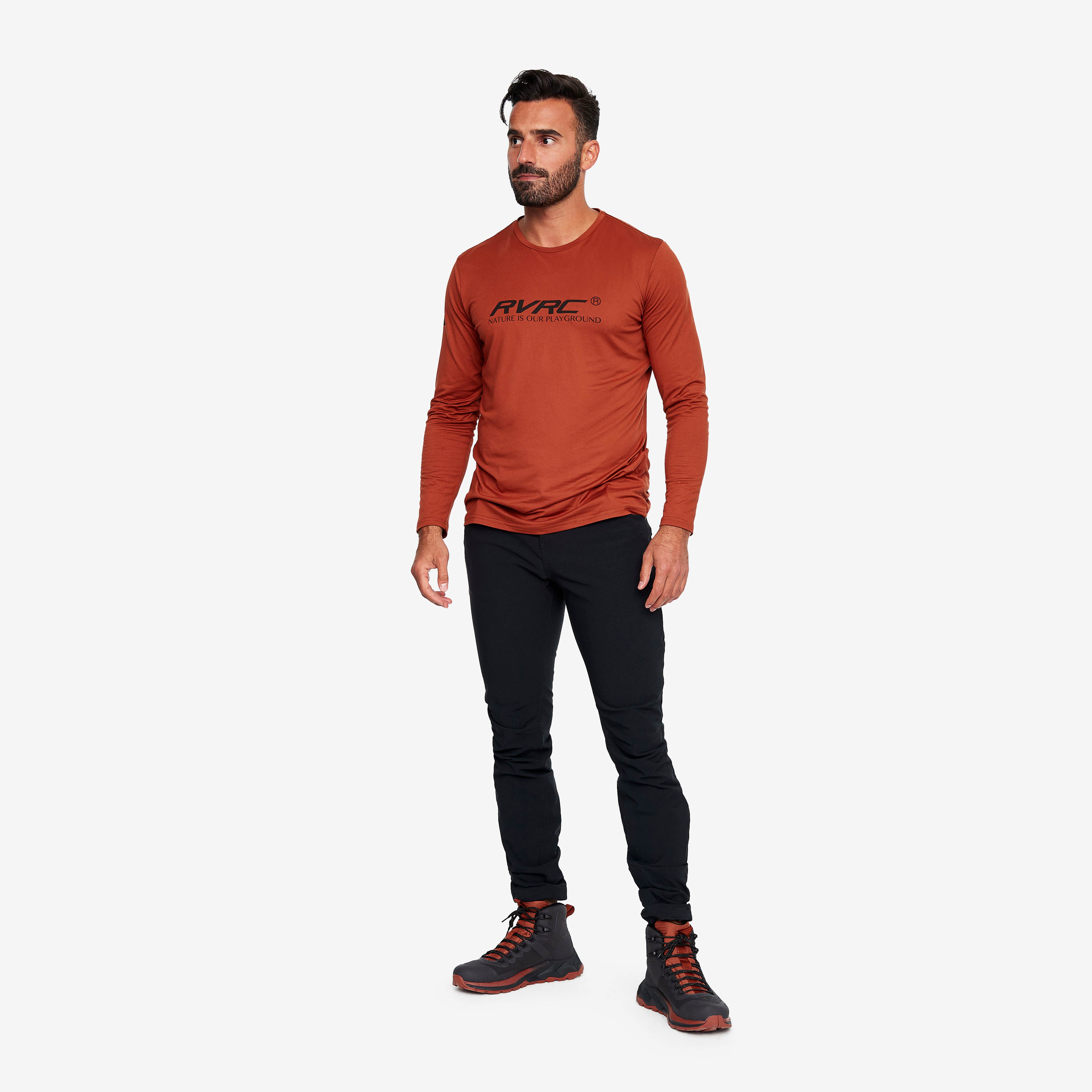 Vagabond Long Sleeve Tee Homme Autumn Spice