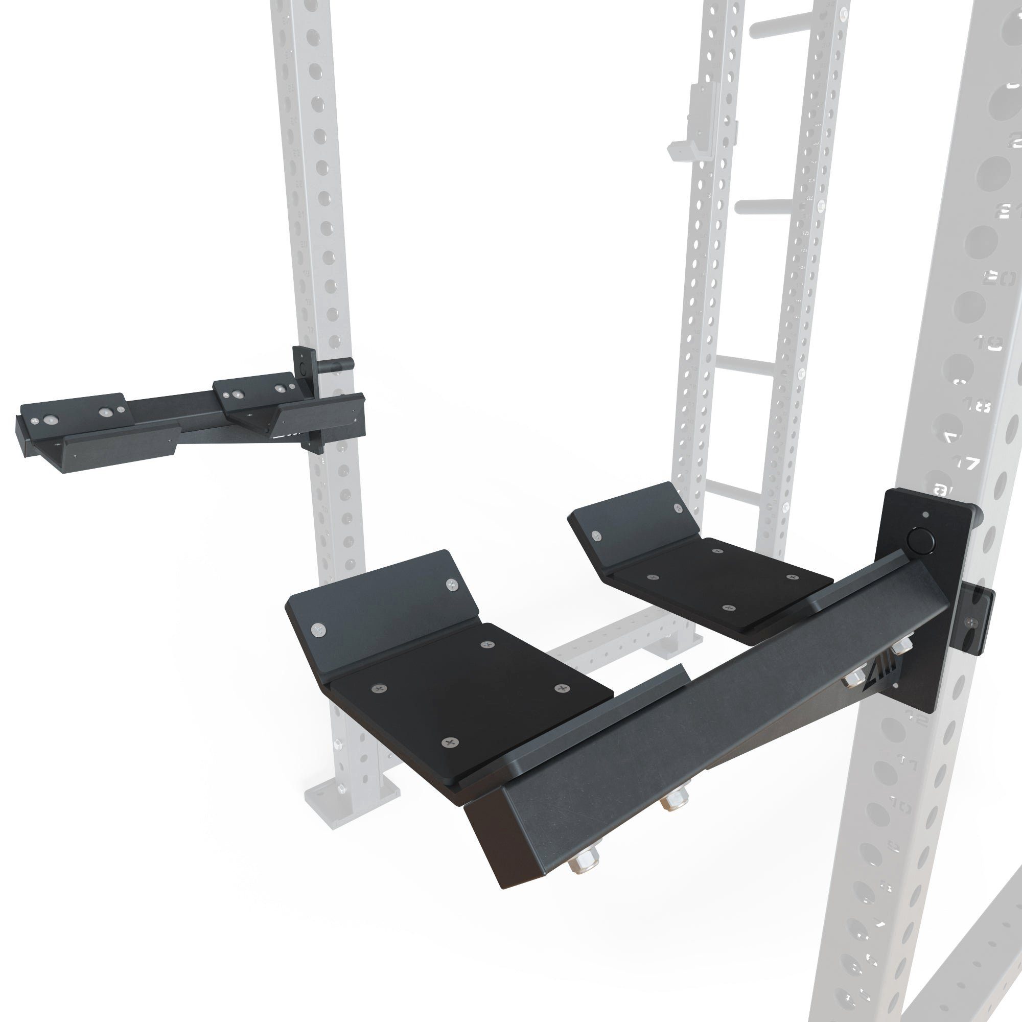 ATLETICA Power Rack R8 Kurzhantel-Ablagen, Einfache Montage am Power Rack