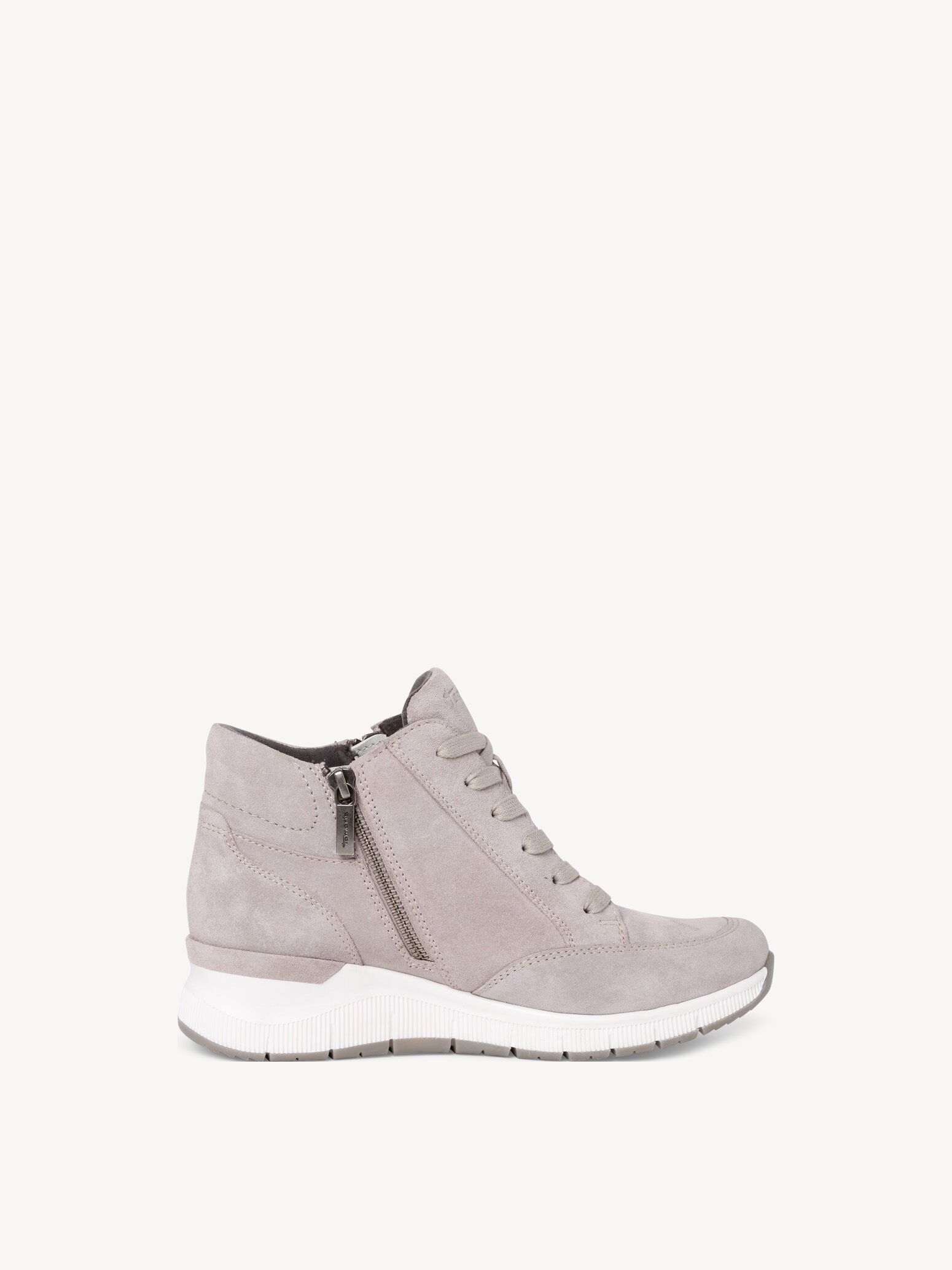 Basket en cuir - gris