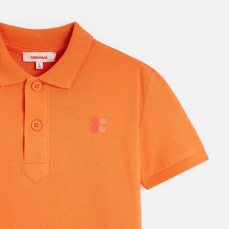 Polo garçon orange Catimini
