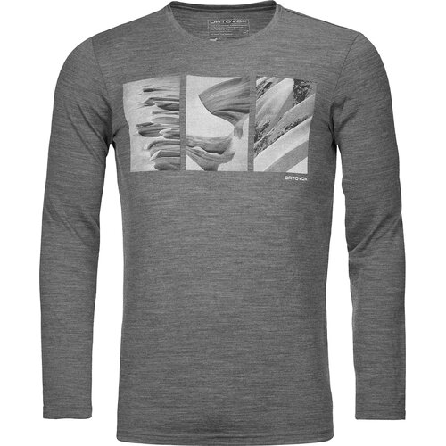 HERREN SHIRT 185 MERINO SHAPE PIC LS M