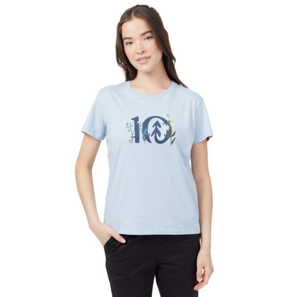 W FLORAL LOGO T-SHIRT Damen - T-Shirt