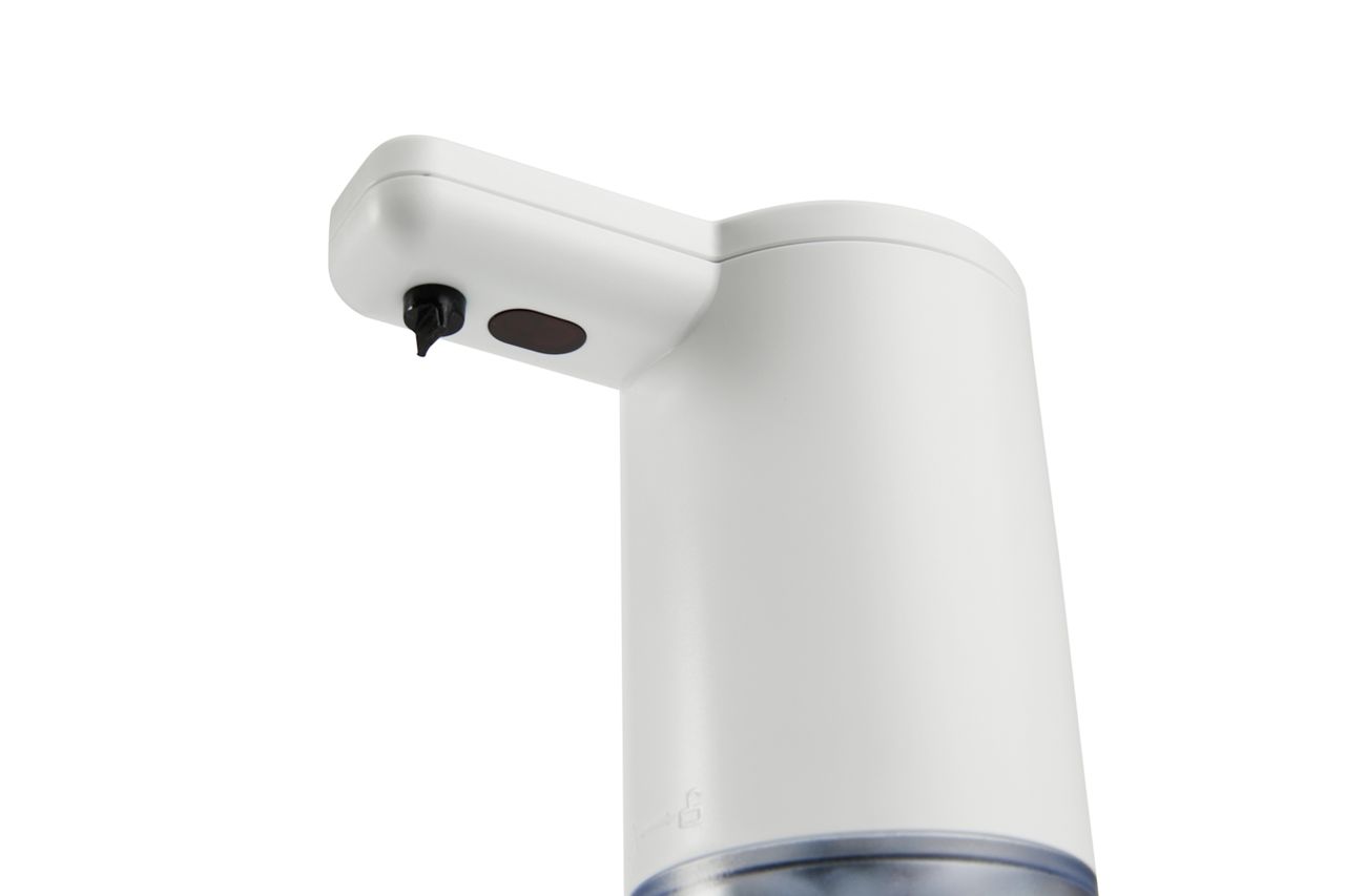 Umuzi Cleaning Viraqur Handhygiene-Set: automatischer Seifenspender inkl. desinfizierendem Handgel. Mit Batterien.
