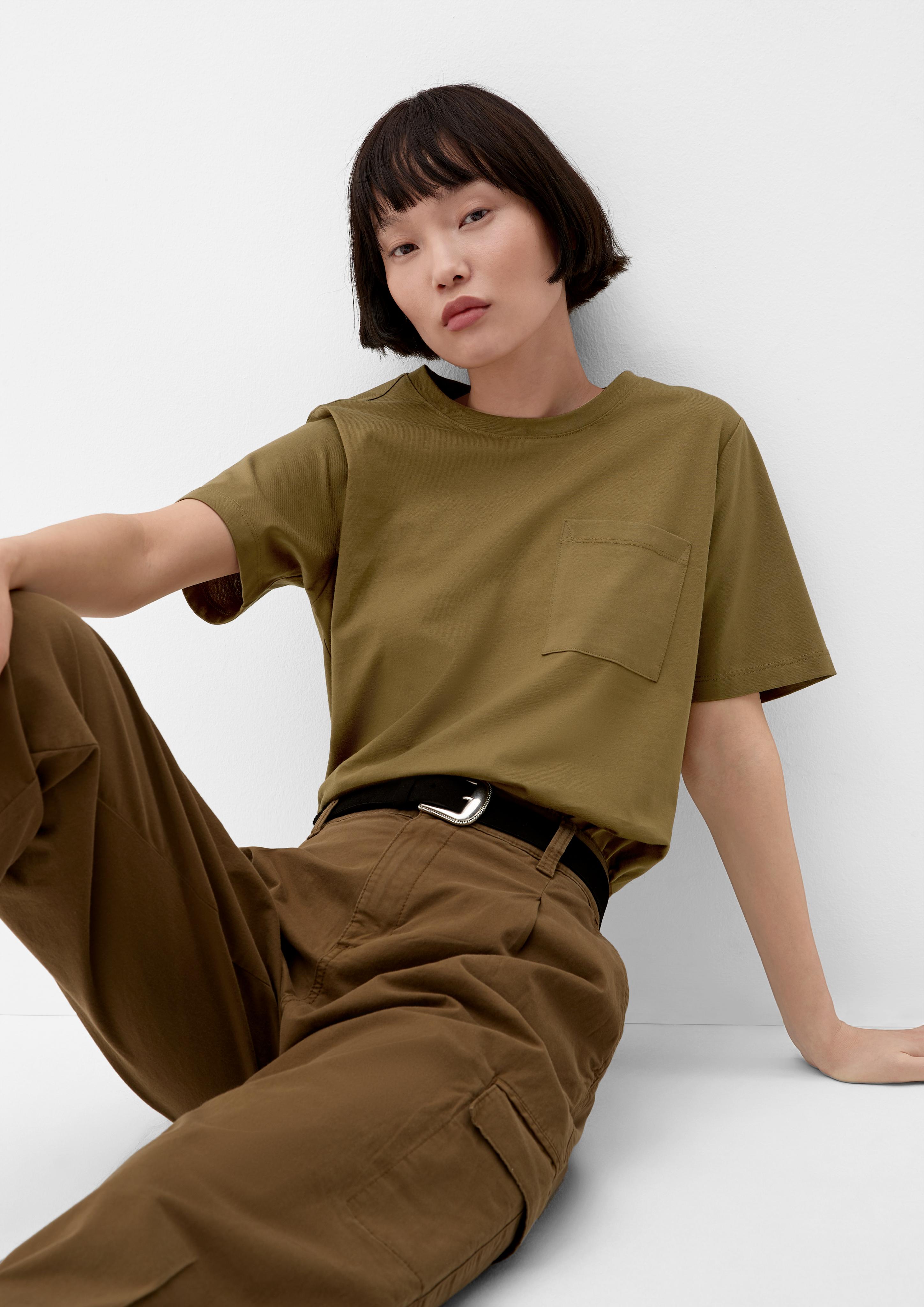 T-Shirt mit Brusttasche  2129626-7723