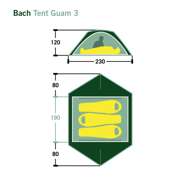 TENT GUAM 3 - Kuppelzelt