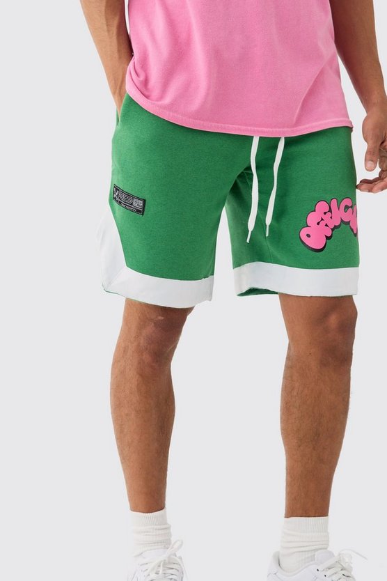 Official Basketball-Shorts mit Schnür-Detail