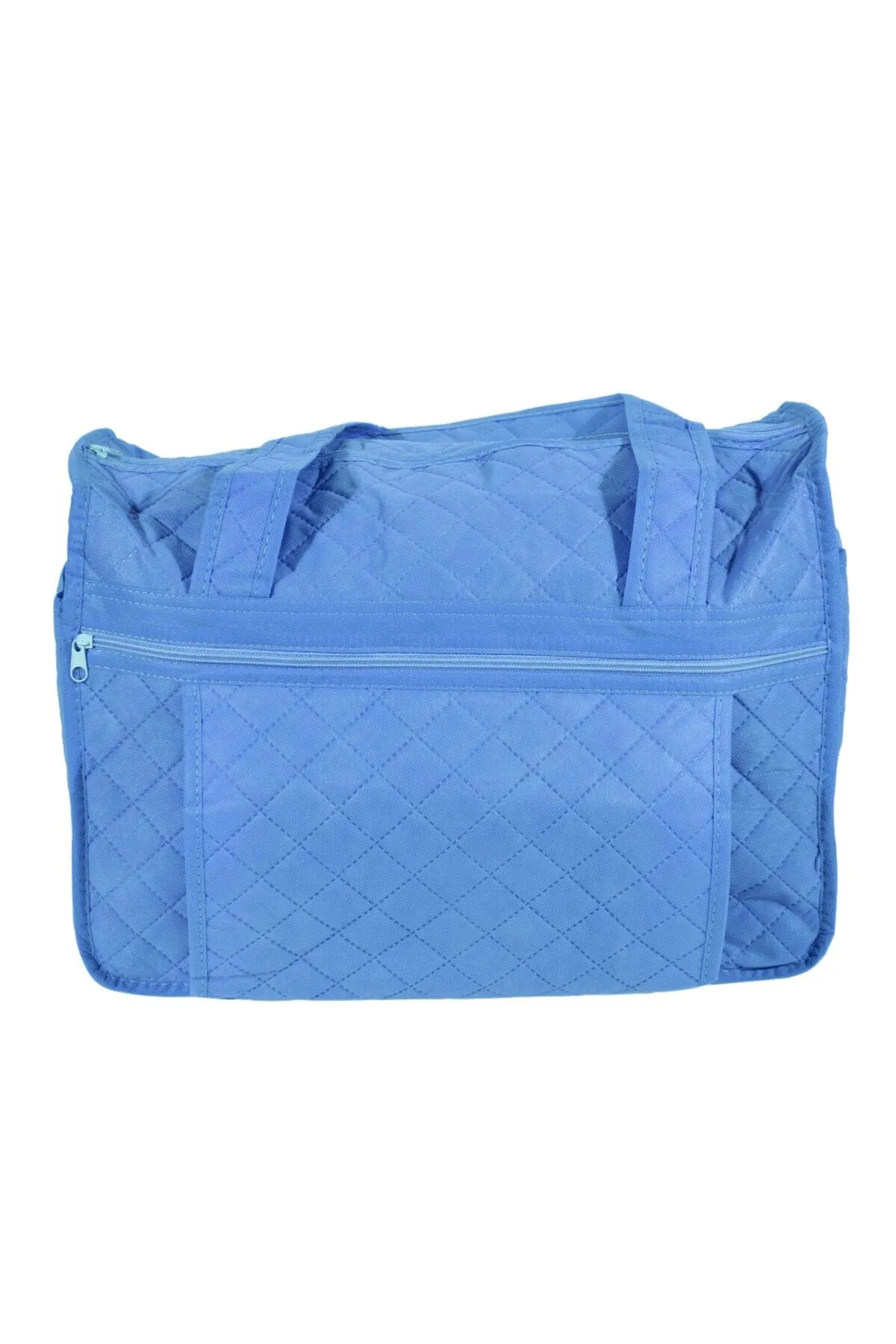 Seryat  Ser&yat Blaue Strandtasche Einlage 2 Taschen 2 Fächer Gesteppt