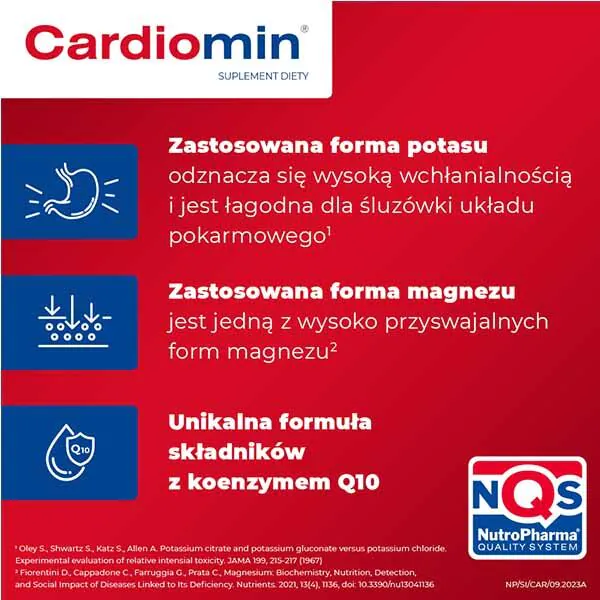 Cardiomin, proizvod za podršku cirkulatornom sistemu, tablete