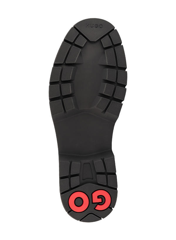 HUGO, Schnürboots Ryan, Leder, schwarz