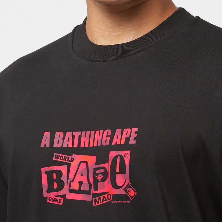 A Bathing Ape Car Graphic Tee M Black