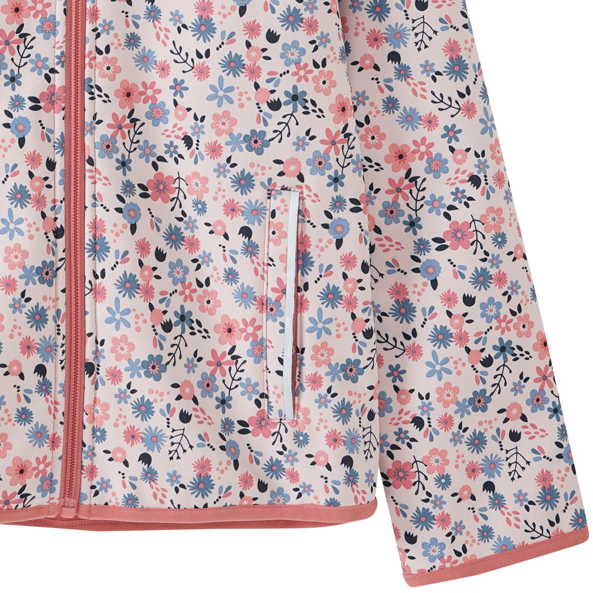 Mädchen Softshelljacke mit Kapuze