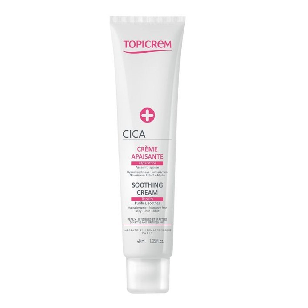 topicrem Cica+ Crème Apaisante Réparatrice 40ml Crème Réparatrice
