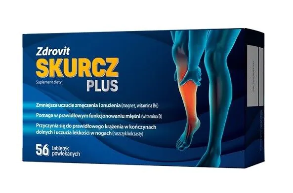 Zdrovit Skurcz Plus, preparat za podršku mišićnoj funkciji, šumeće tablete