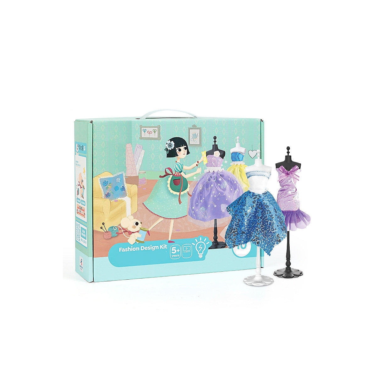 Dress Up Handgefertigtes Mode-DIY-Set für Kinder Kinderspielzeug Kostüm-Design-Spielzeugset