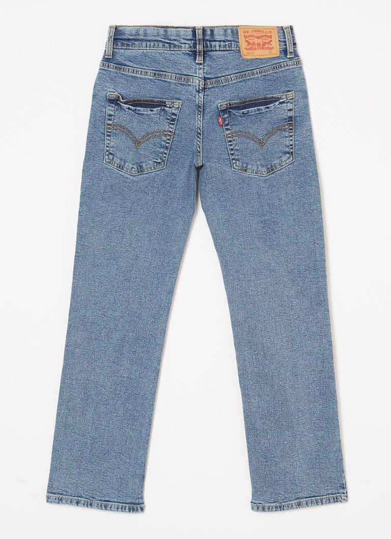 Blugi Levi's 551 cu picior drept, spălare medie