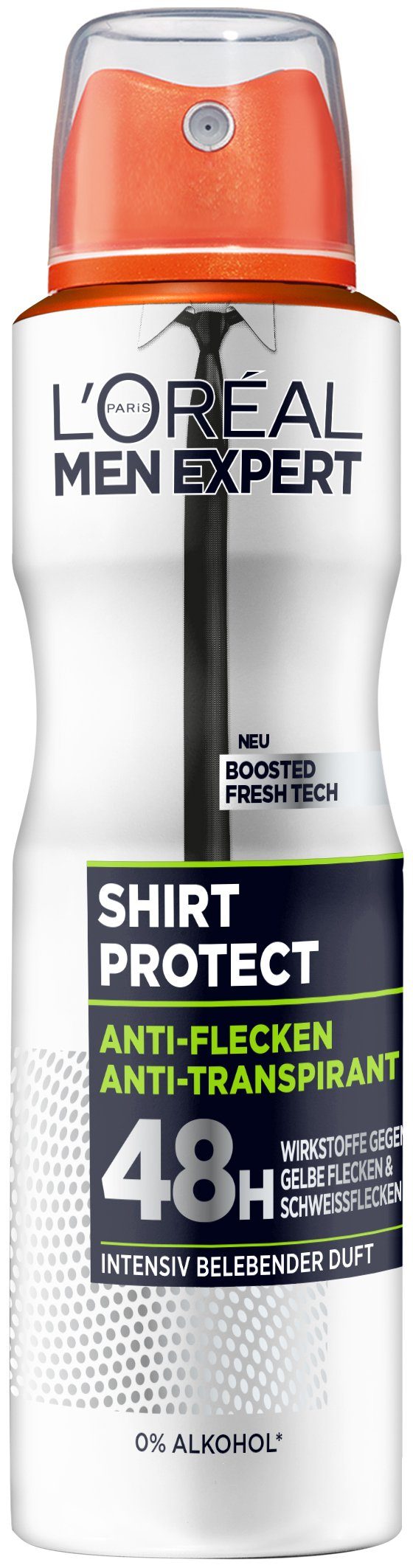 L'ORÉAL PARIS MEN EXPERT Deo-Spray Shirt Control, Schützt vor weißen Rückständen & Textilverhärtungen