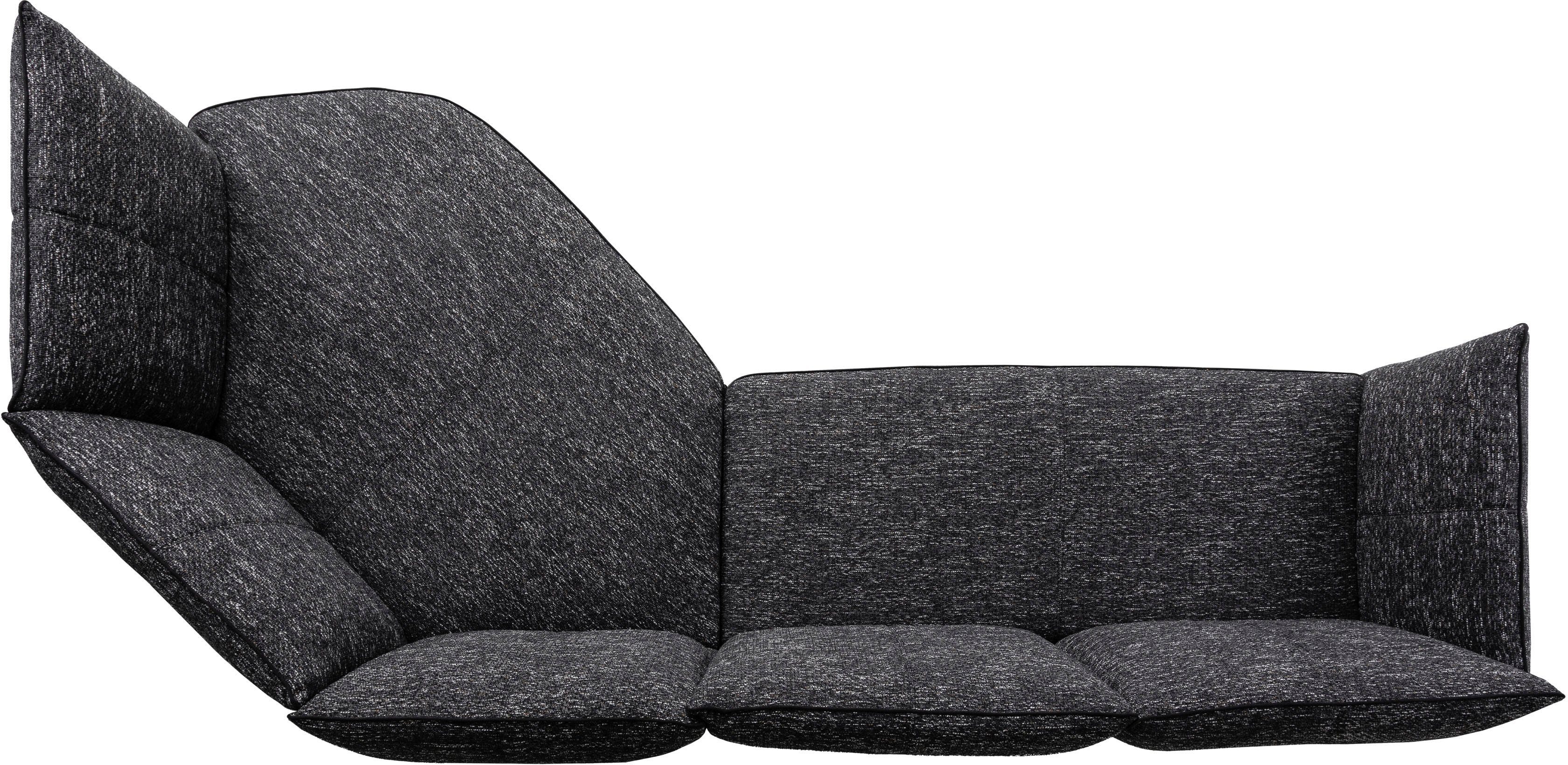 designwerk Loungesofa Faber, mit Rückenteil- und Armteilverstellung