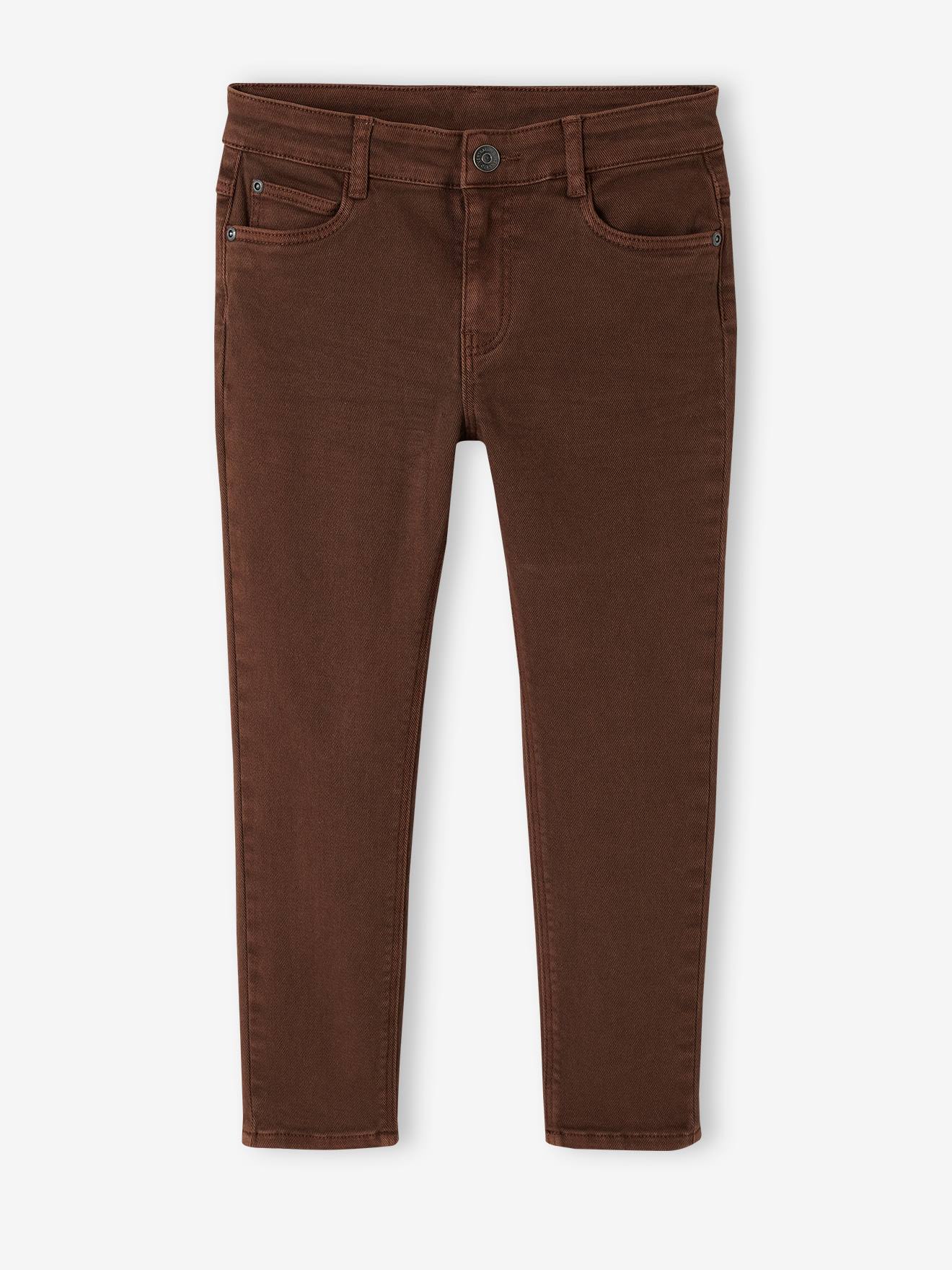 Vertbaudet Jungen Slim-Fit-Hose, Hüftweite COMFORT - beige