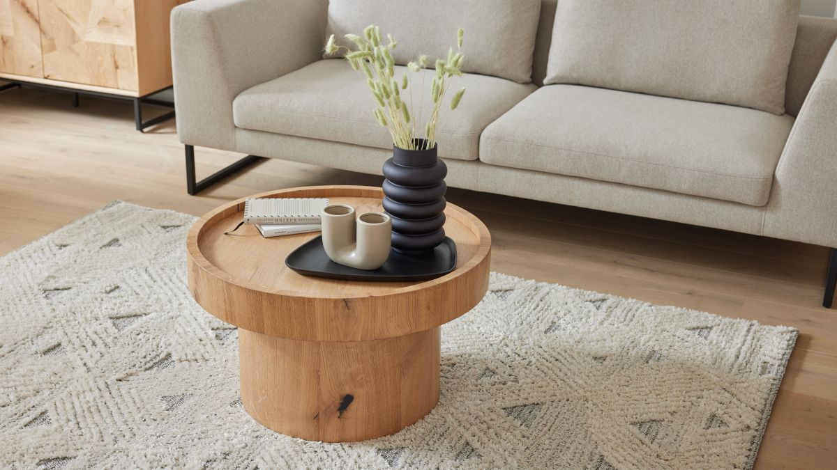 Roomio Couchtisch No. 2002 Eiche Ø 60 cm