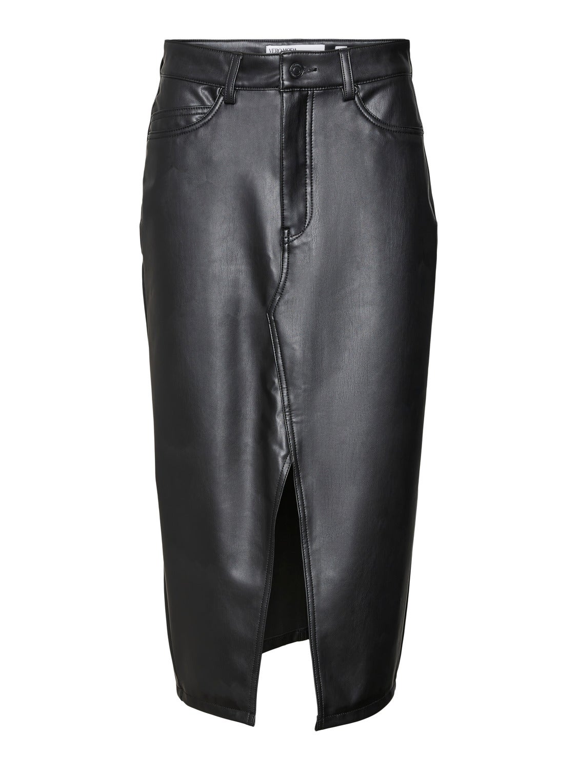 VMVERI Hohe Taille Midirock