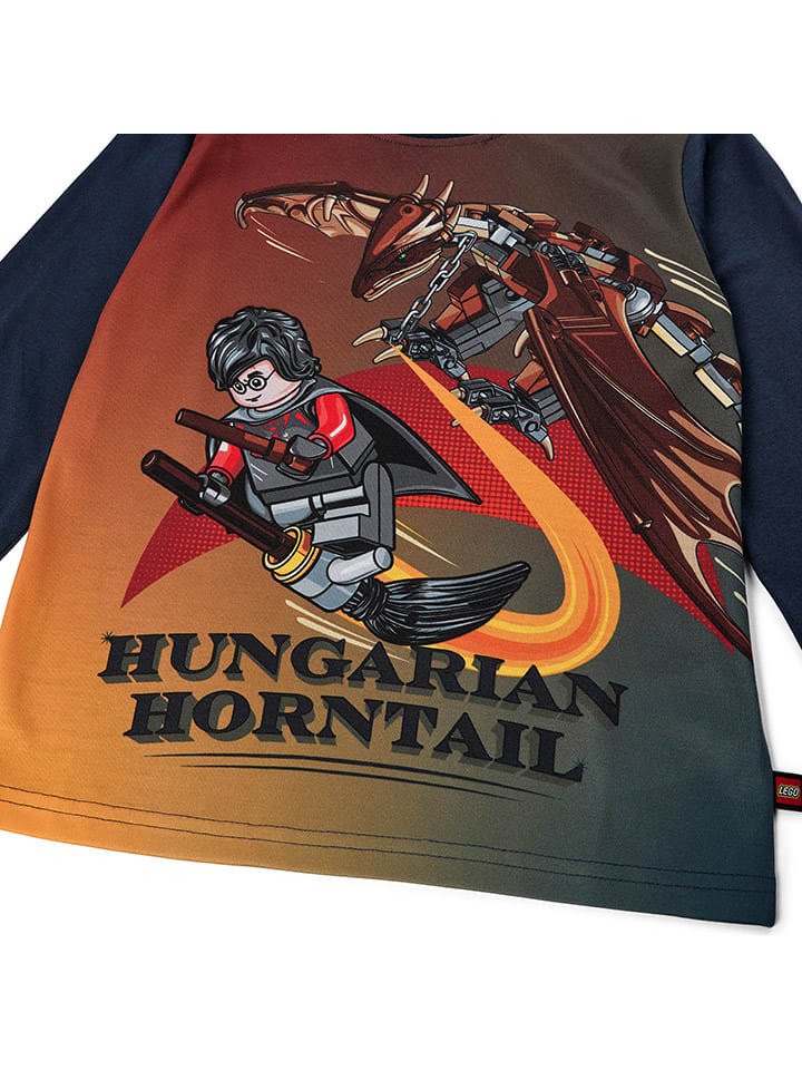 LEGO Longsleeve in Dunkelblau/ Orange günstig kaufen