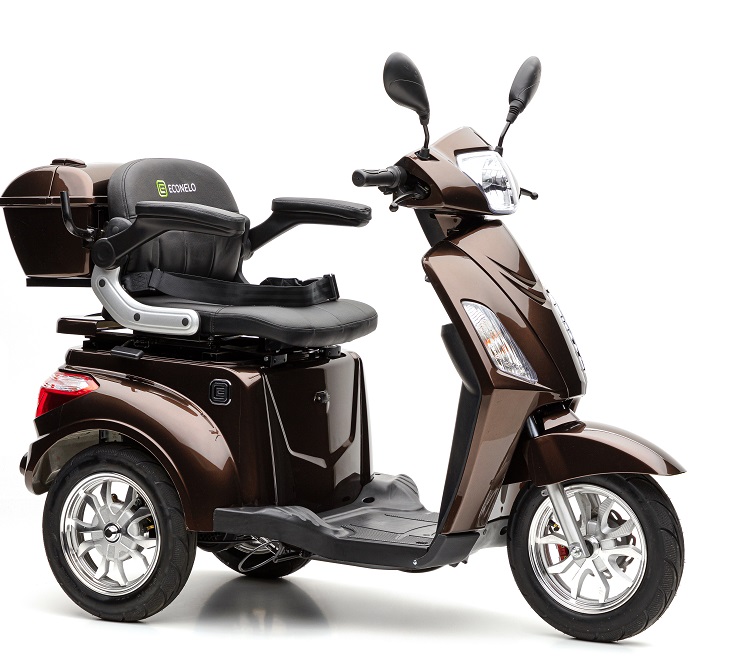 Econelo Elektrodreirad Roller 25 km/h ECONELO BILLY Lithium braun