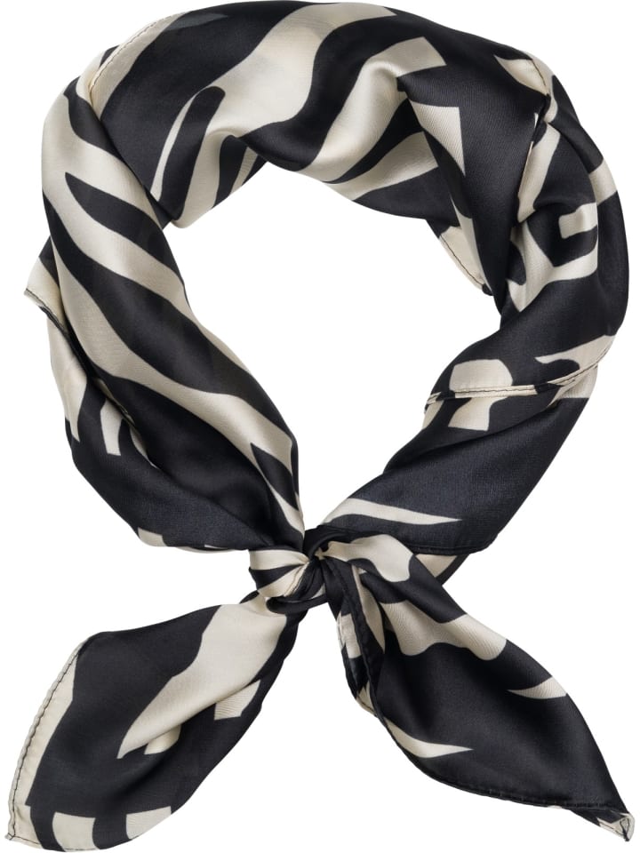 styleBREAKER Halstuch mit Zebra Muster in Schwarz-Beige günstig kaufen onesize