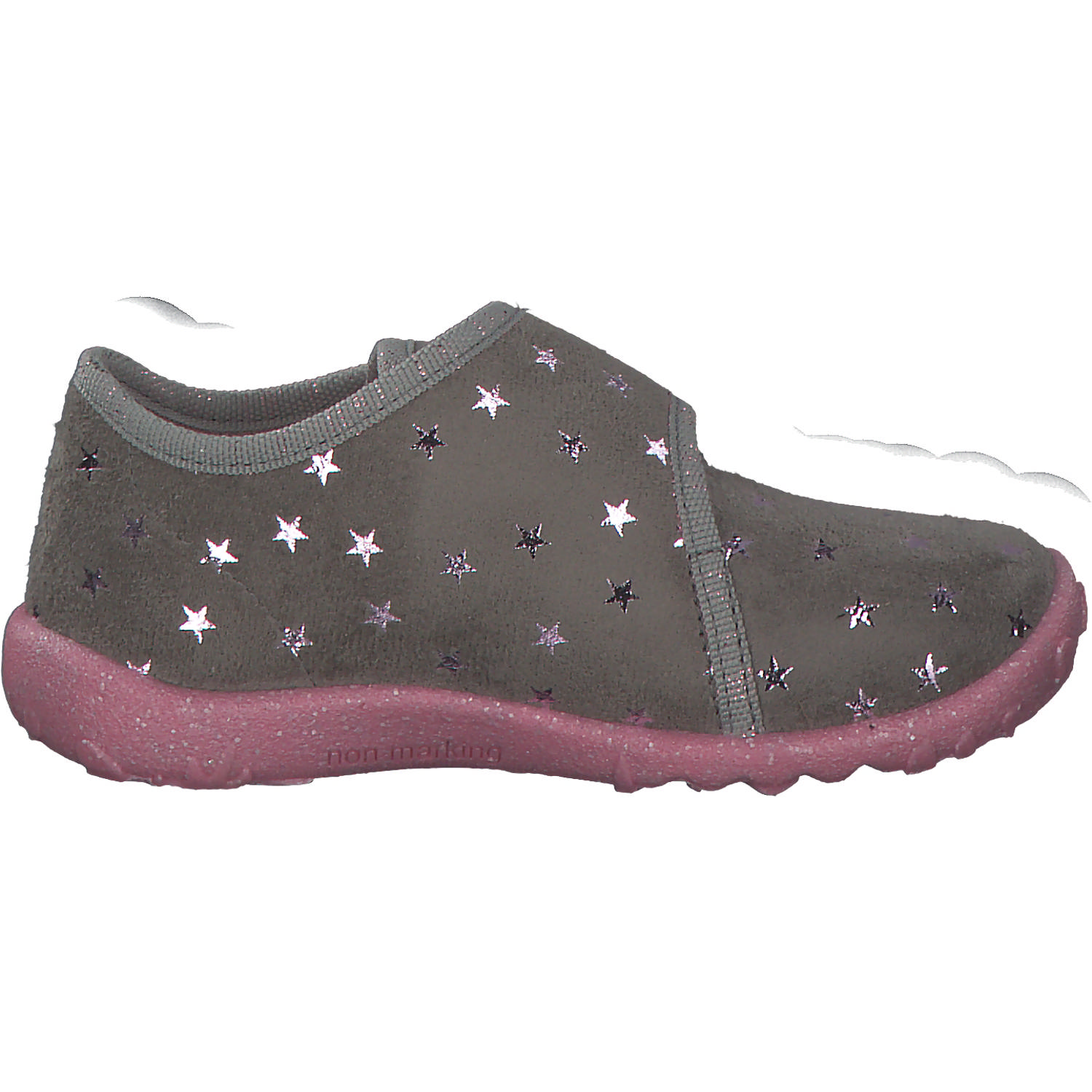 Superfit SPOTTY 09246, Hausschuhe, Kinder, Grau