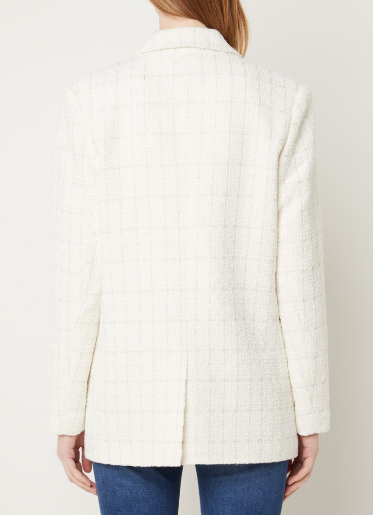 American bouclé cruzada cu bolsillos cu solapa Dante 6 Renoir