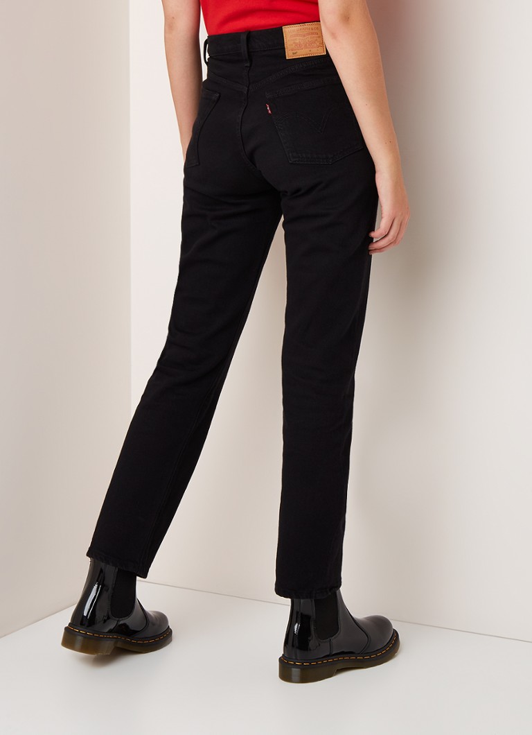 Jeans Levi's 501 a vita alta, gamba dritta e lunghezza cropped