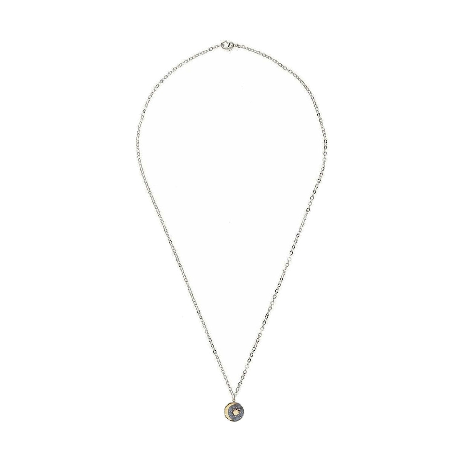 Kette mit Anhänger 'MOND und STERNENHIMMEL'