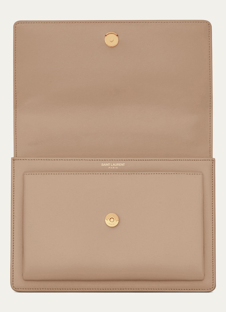 Borsa a tracolla media Saint Laurent Sunset in pelle di vitello