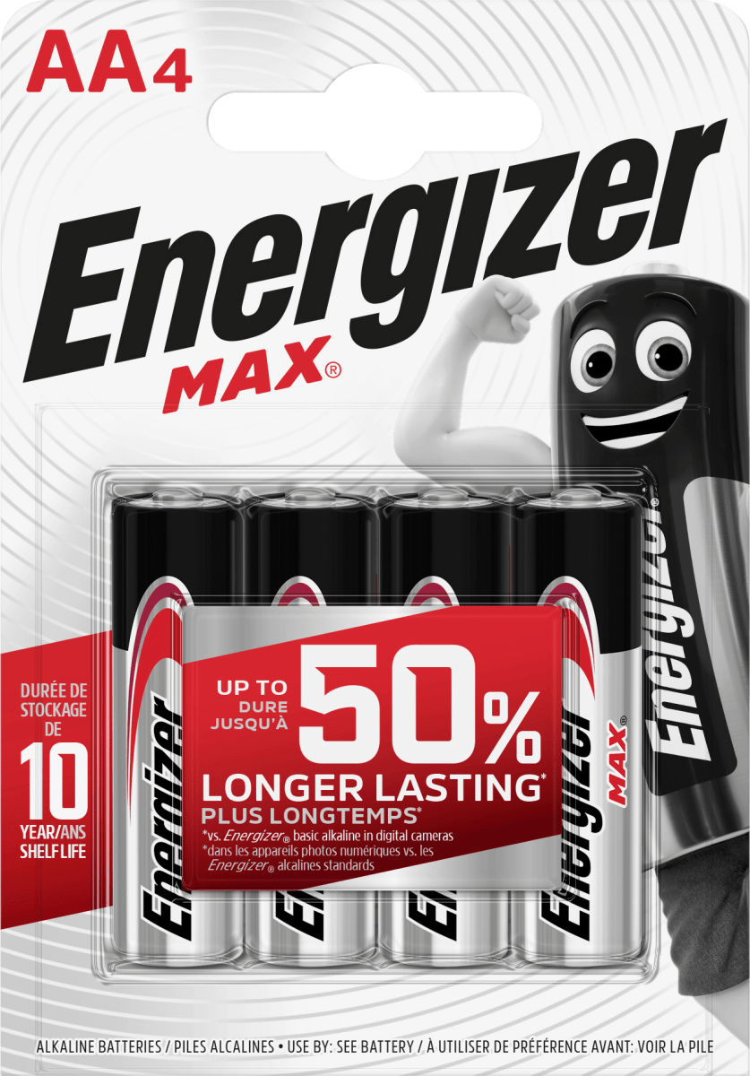 Batterien\tMax AA, 4 St